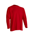 Men's T-shirt long sleeves red